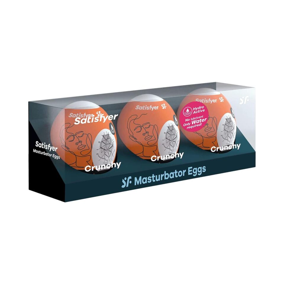Satisfyer Crunchy Yumurta Masturbatör 3’lü Set
