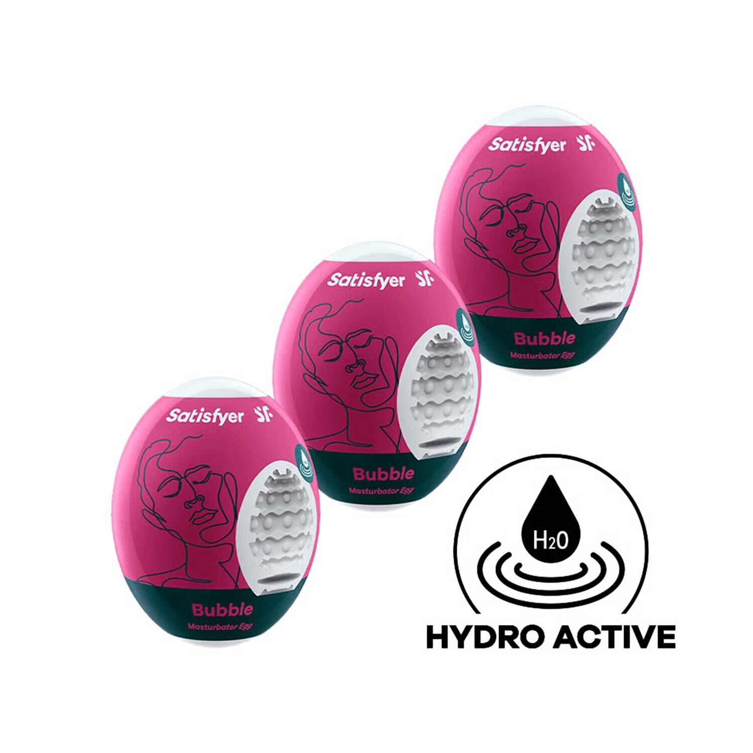 Satisfyer Bubble Yumurta Mastürbatör 3’lü Set