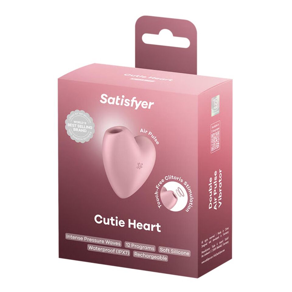 Satisfyer Cutie Heart Emişli Vibratör Rose