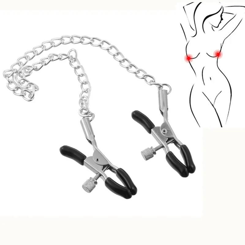 Zincirli Göğüs Ucu Mandalı