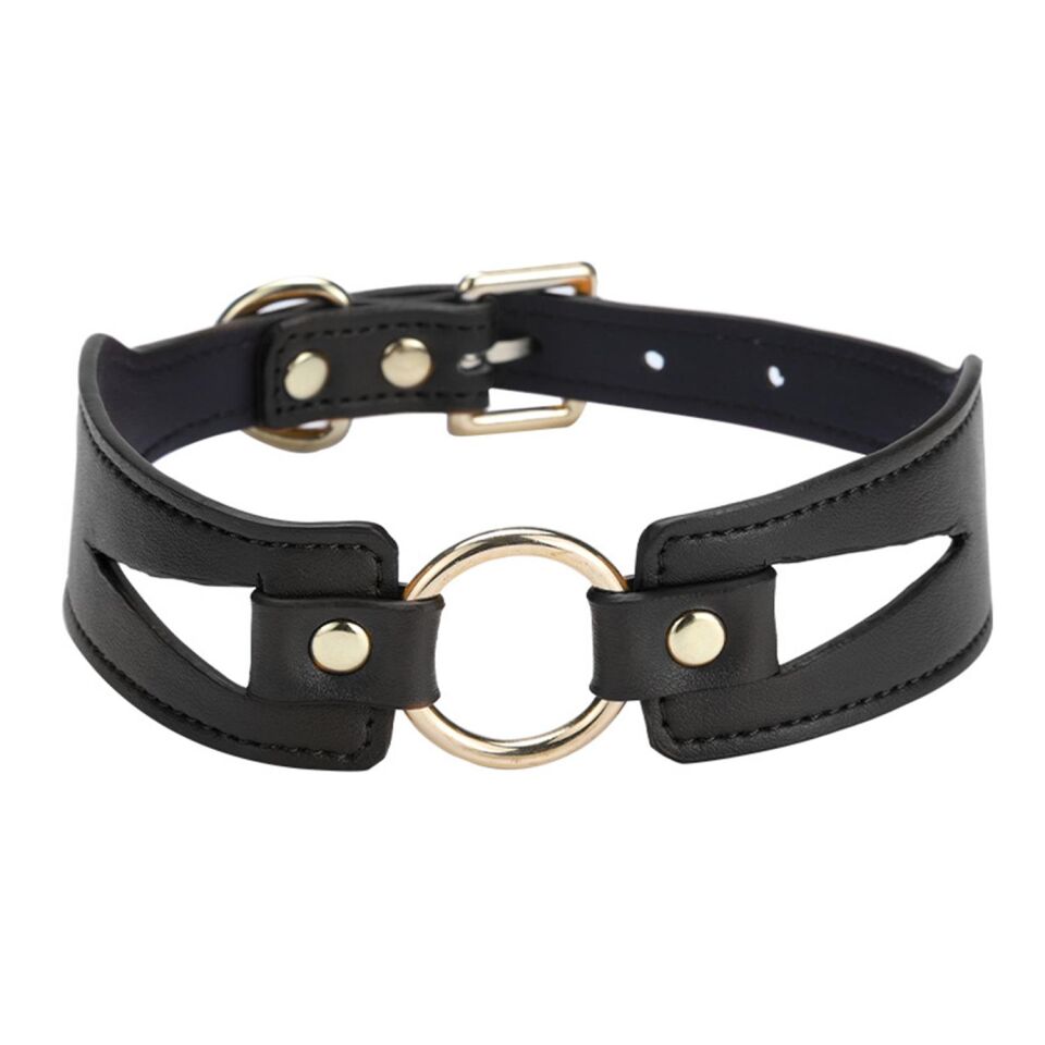 Fantezi Zincirli Tasma Siyah