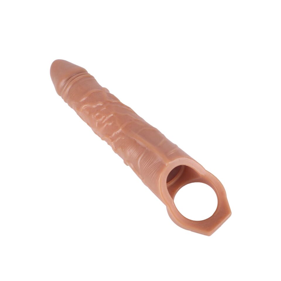 Titreşimli Penis Kılıfı Ten Rengi