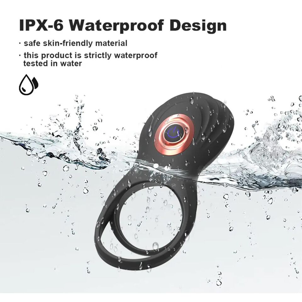 Titreşimli Büyük Penis Halkası Siyah