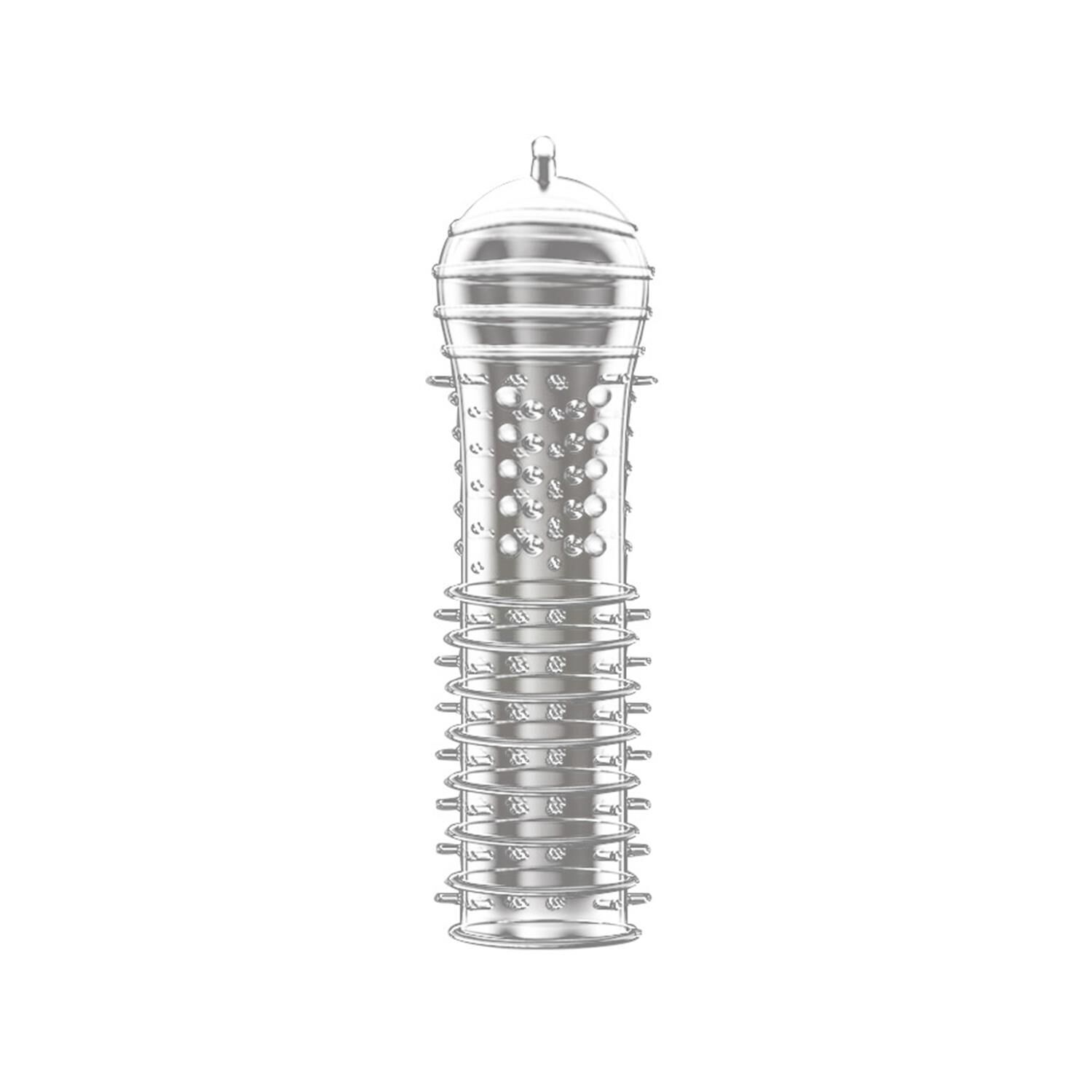 Şeffaf Silikon Penis Kılıfı Tırtıklı