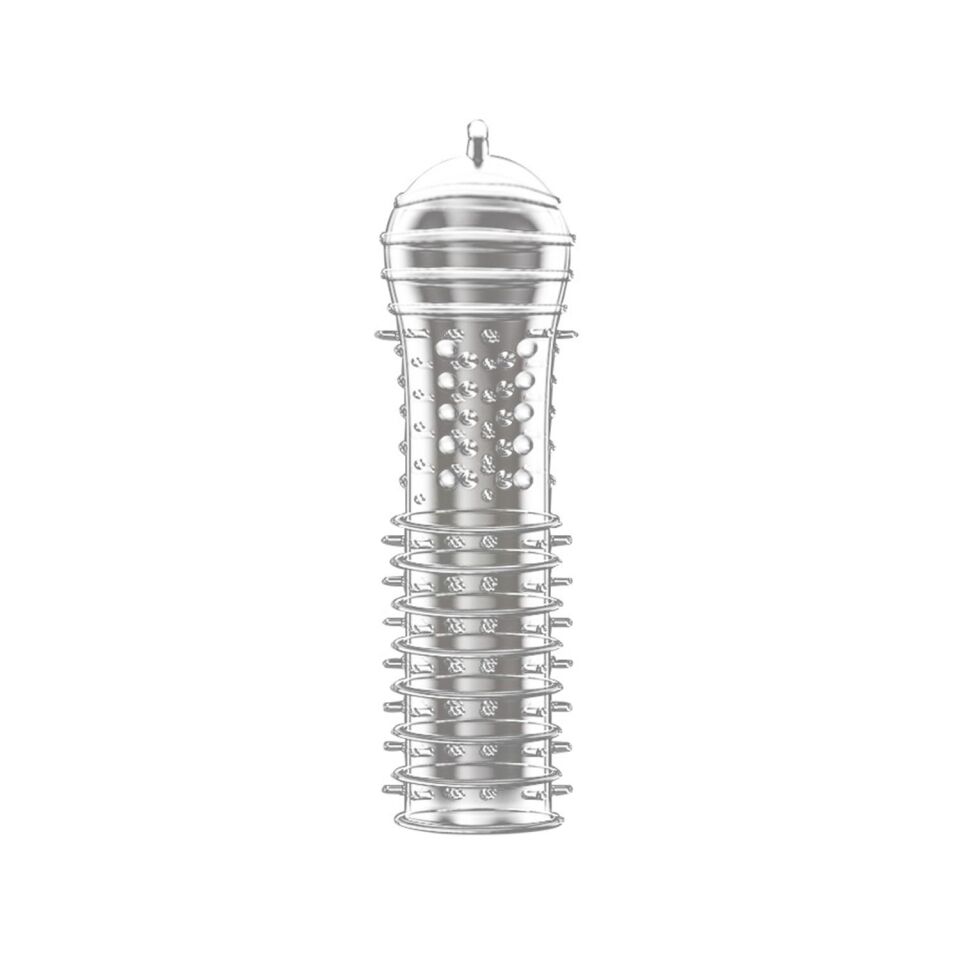 Şeffaf Silikon Penis Kılıfı Tırtıklı