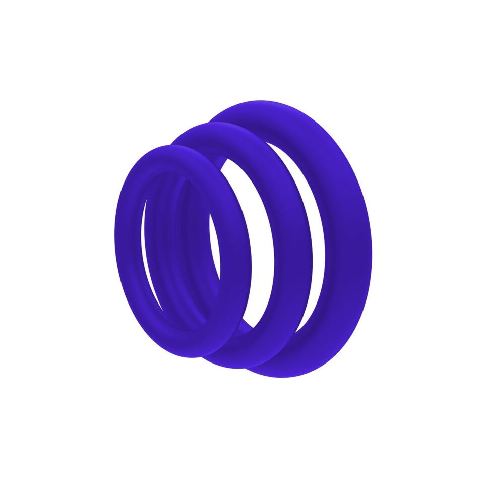 Mavi Penis Halkası Seti 3 Boy