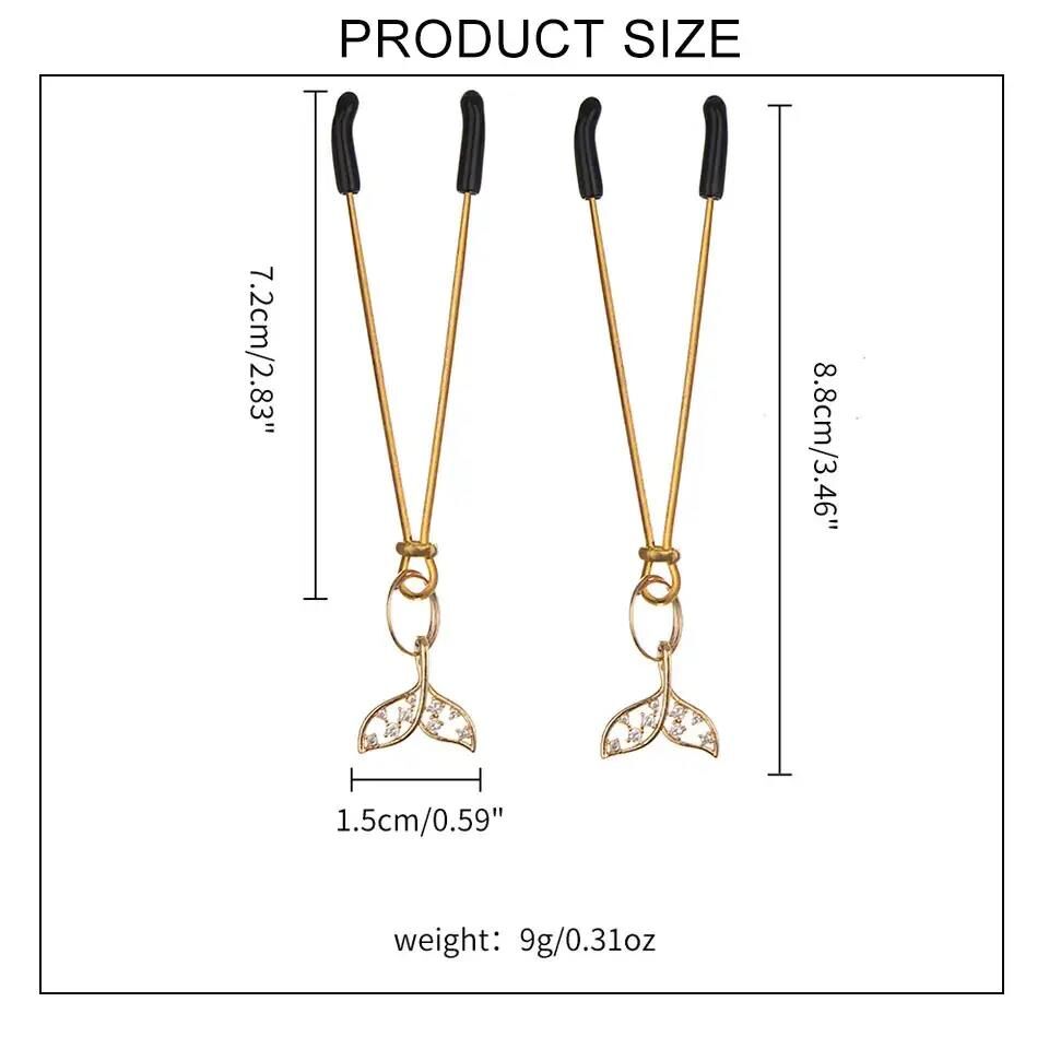 Figürlü Göğüs Ucu Mandalı