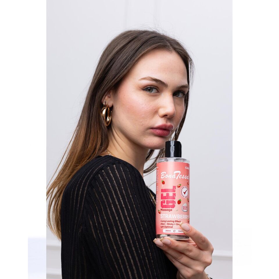 Bona Tessa Çilek Aromalı Masaj Jeli 250 ml
