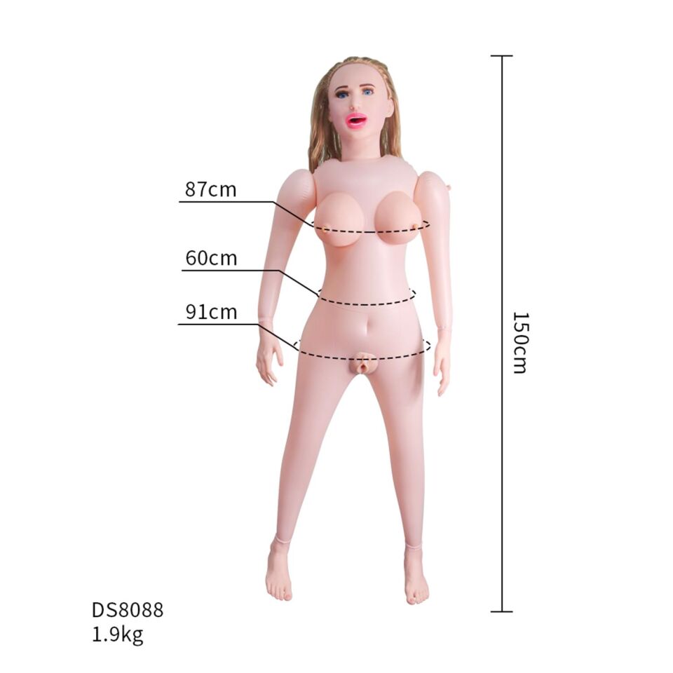 Gerçekçi Şişme Kadın Sarı Saçlı Sarışın