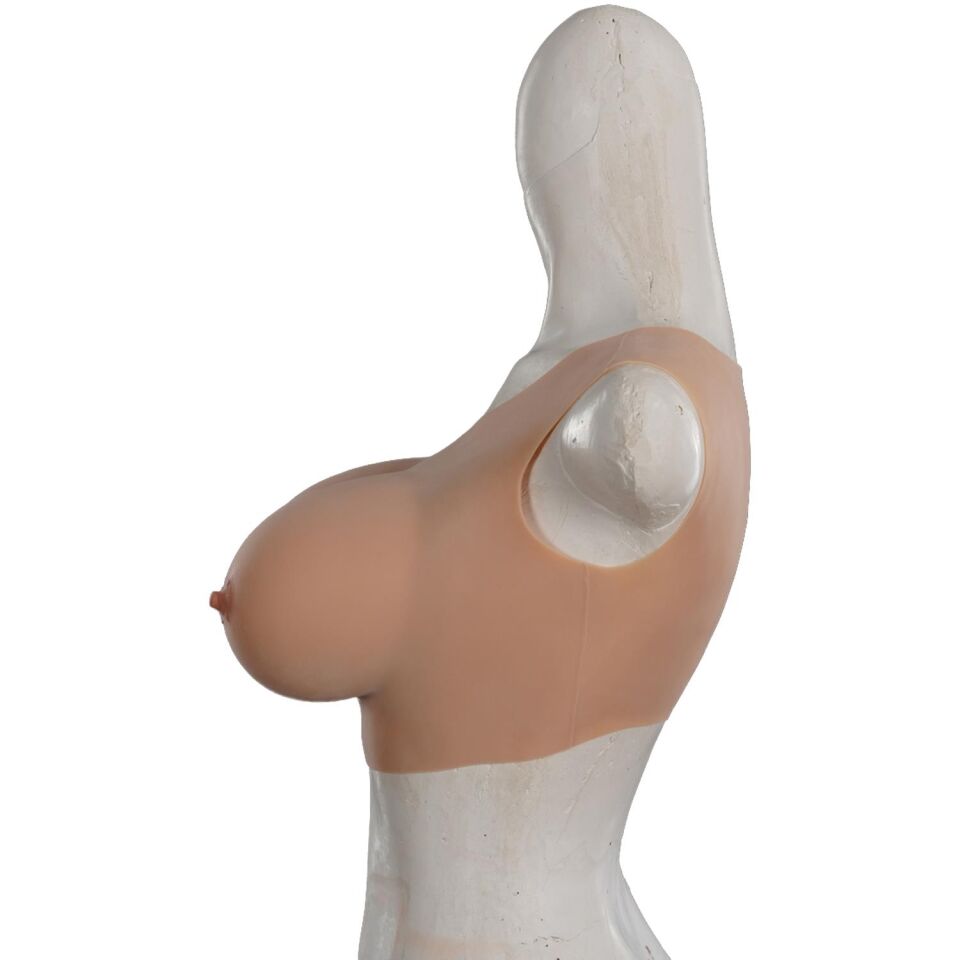 Giyilebilir Silikon Göğüs Sarışın Büyük Boy F Cup