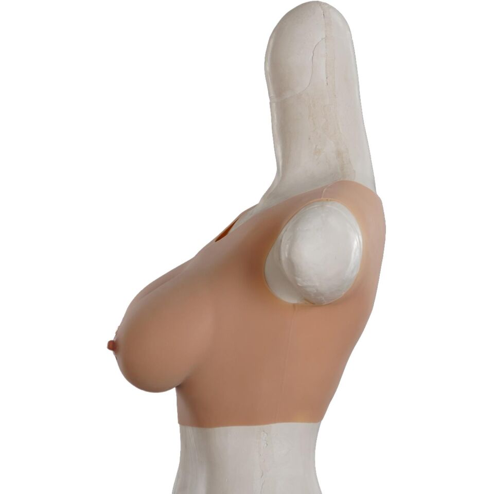 Giyilebilir Silikon Göğüs Kumral Küçük Boy C Cup