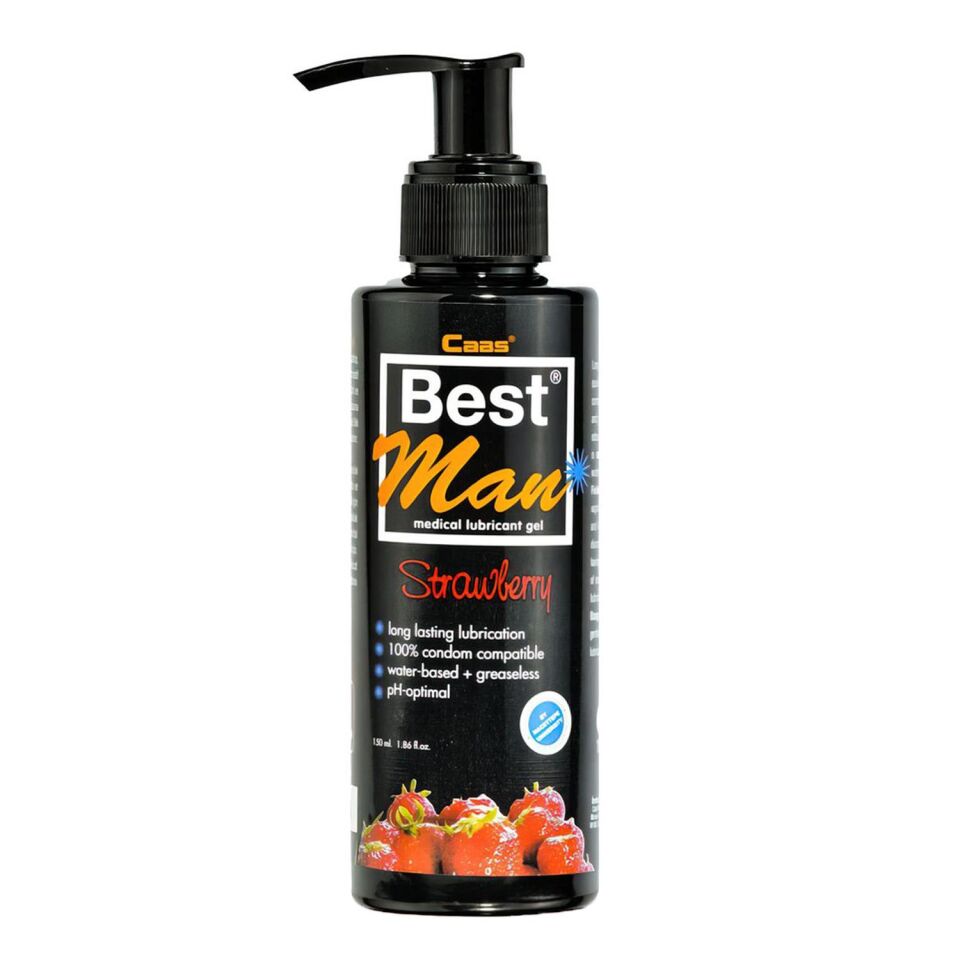 Best Man Çilek Aromalı Kayganlaştırıcı Jel 150 ml