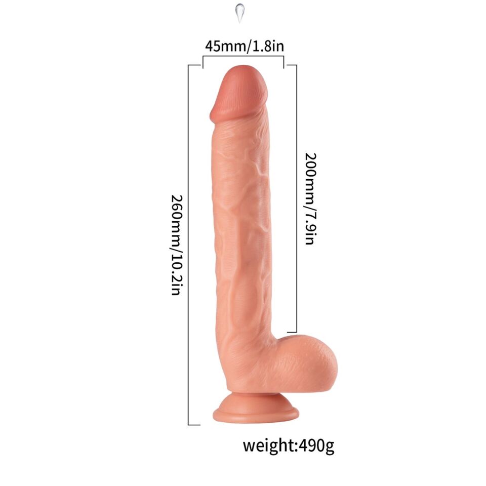 Boşalan Gerçekçi Dildo – 26 cm