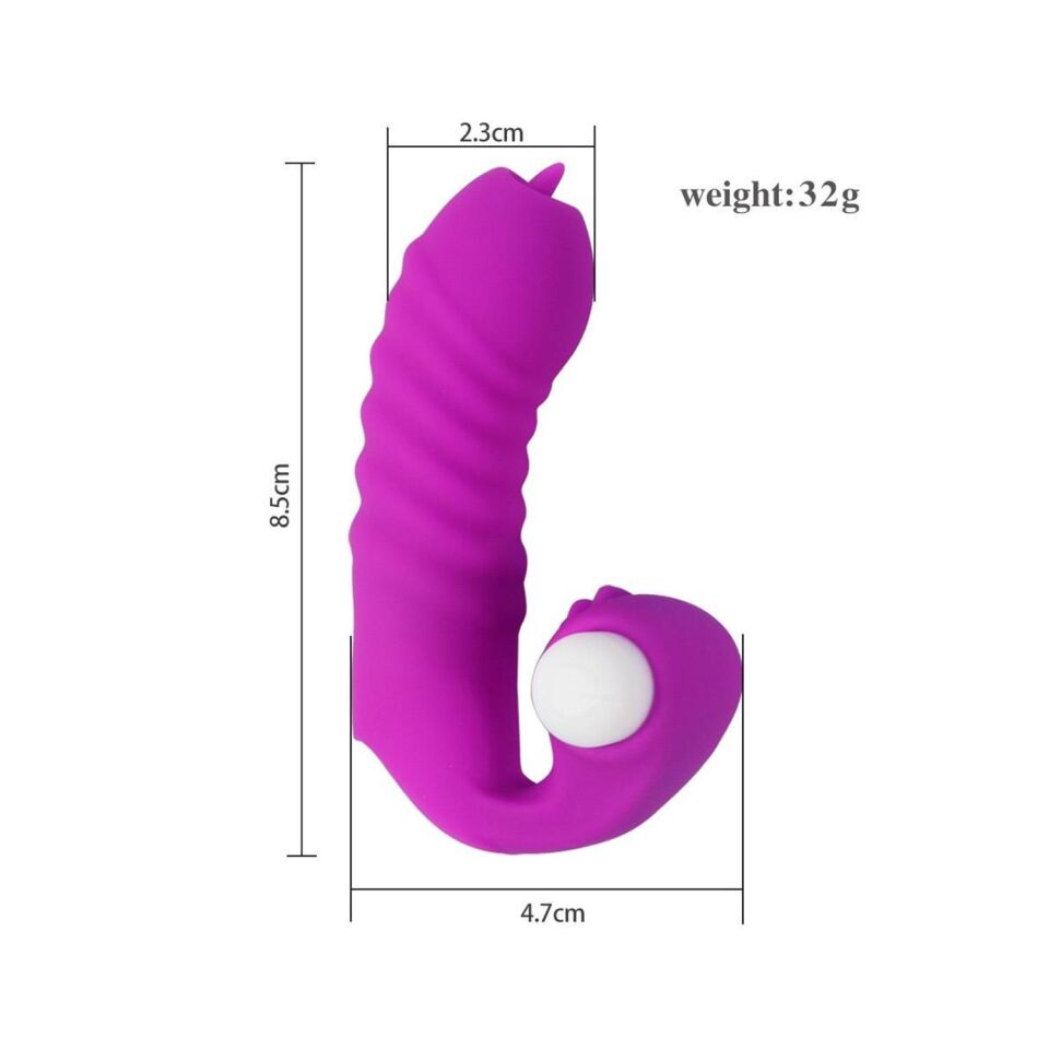 Parmak Ucu Vibratör Mor