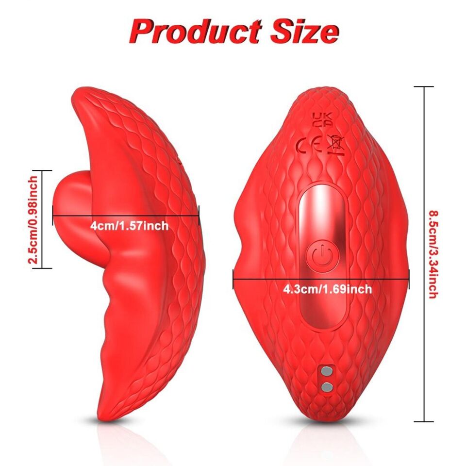 APP Kontrollü Klitoral Vibratör Kırmızı