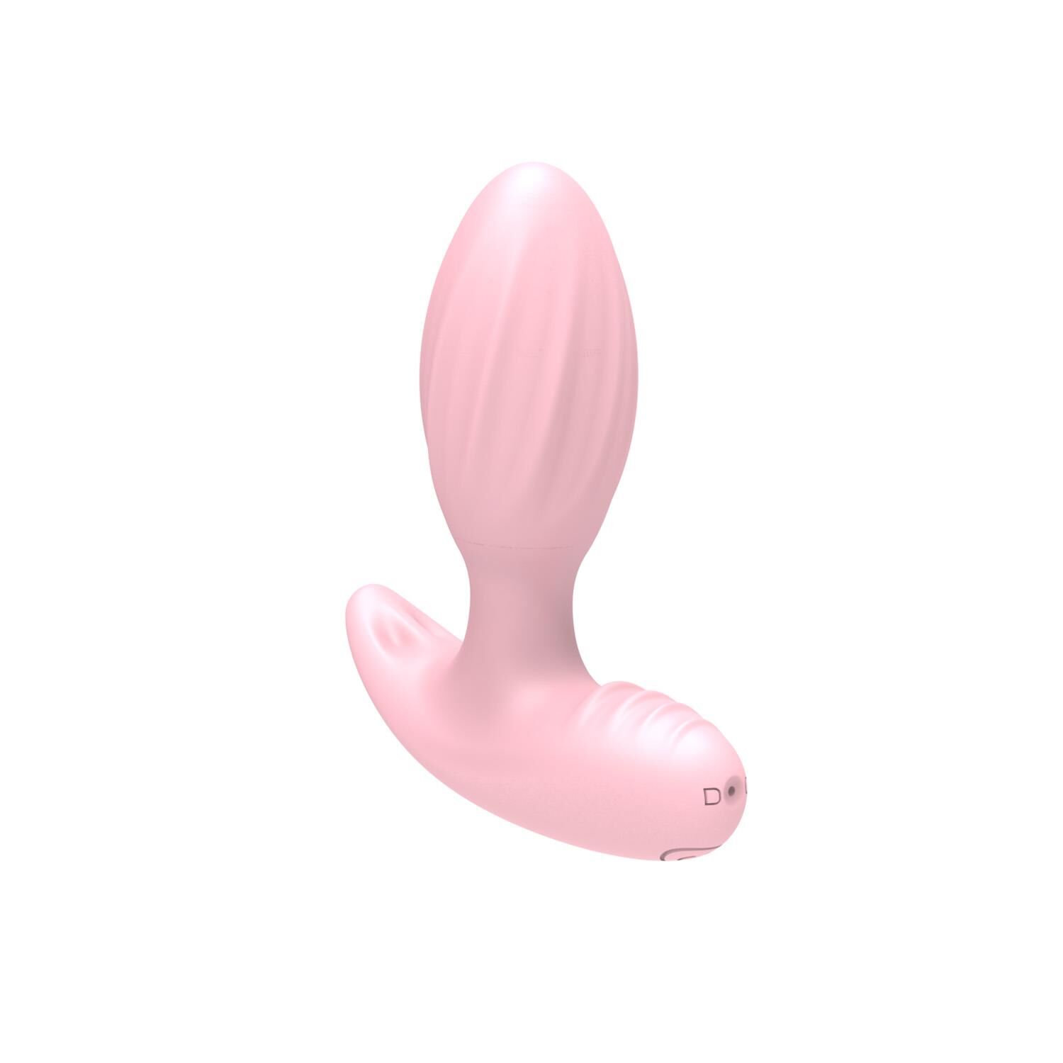 Uzaktan Kumandalı Şarjlı Titreşimli Anal Plug Pembe (8,48 cm)