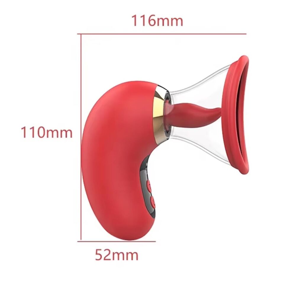 APP Kontrollü Emişli Ve Dilli Vibratör – Dijital Ekranlı, Sessiz, Su Geçirmez