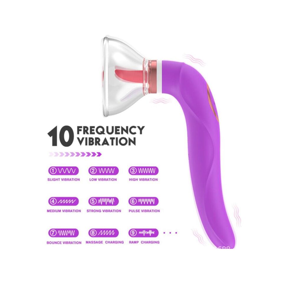 Pinkobsession3’ü 1 Arada Göğüs ve Klitoris Stimülatörü Mor