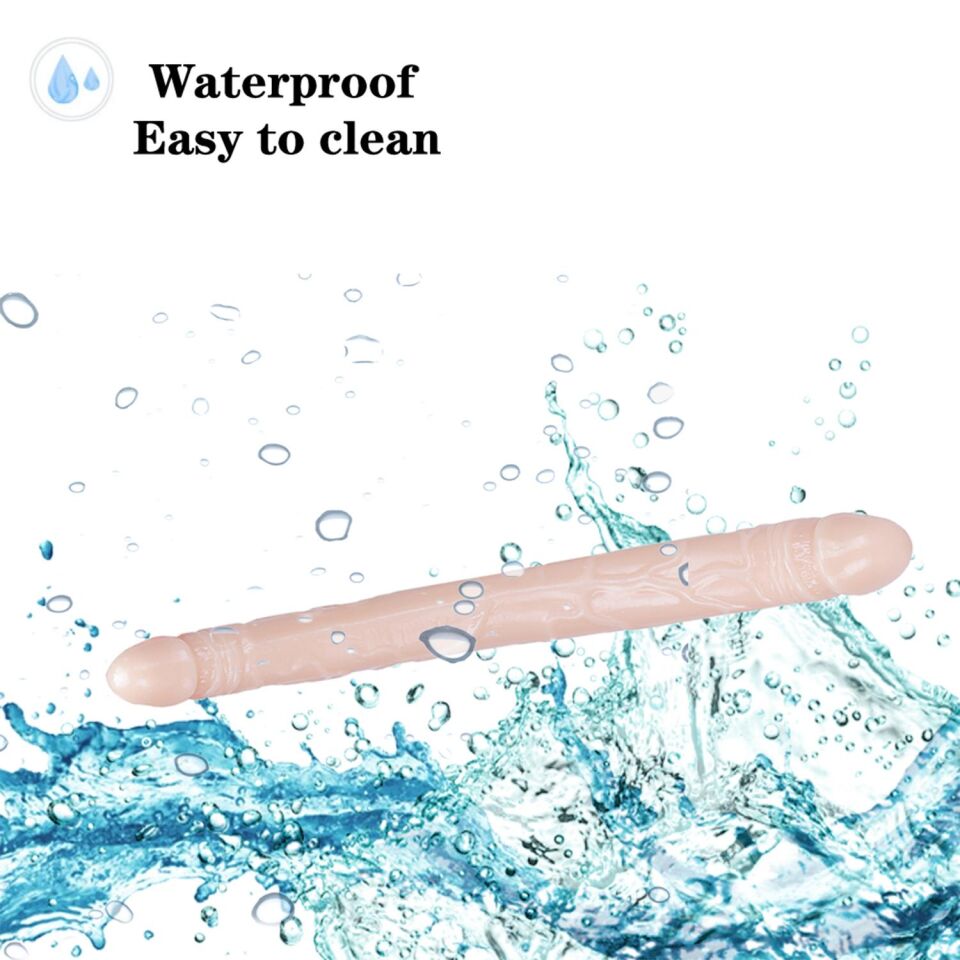 Çift Uçlu Realistik Dildo – 38 cm