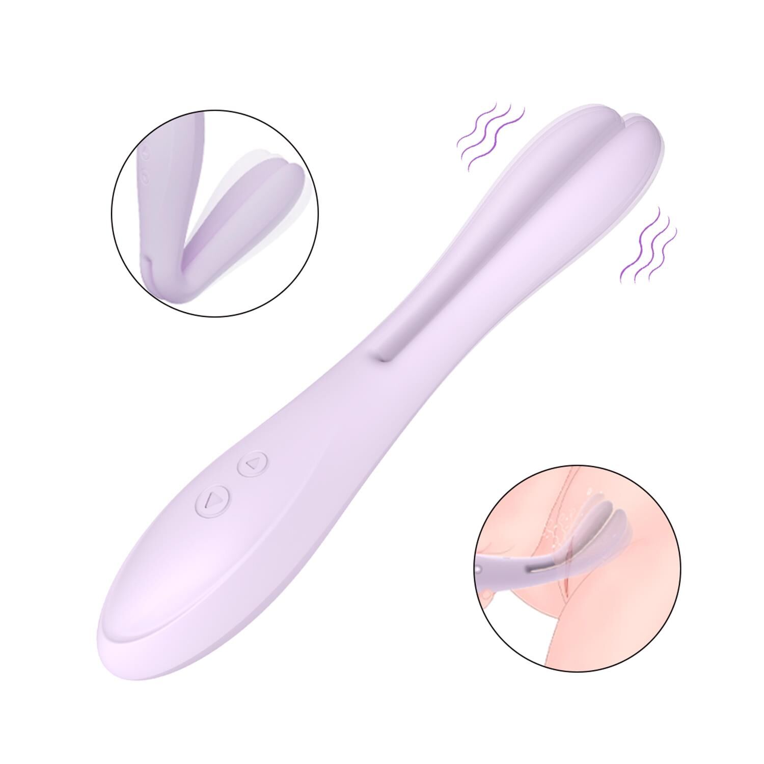 S-Hande Sweet Bunny Çift Uçlu Vibratör