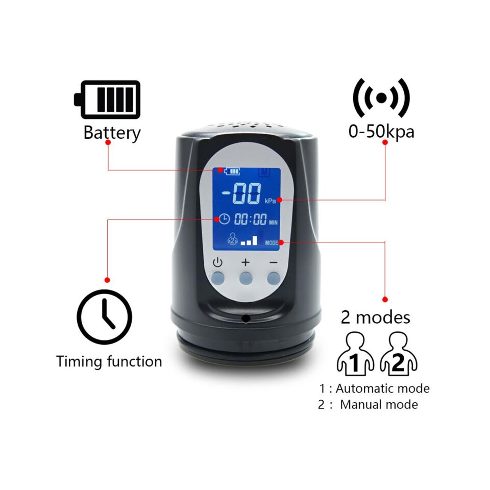 Dijital Ekranlı Otomatik Penis Pompası
