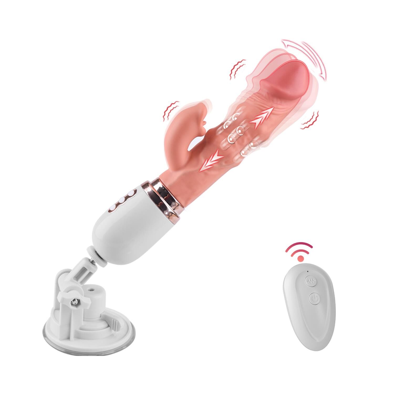 Pinkobsession10 Modlu Dual Motorlu Realistik Vibratör