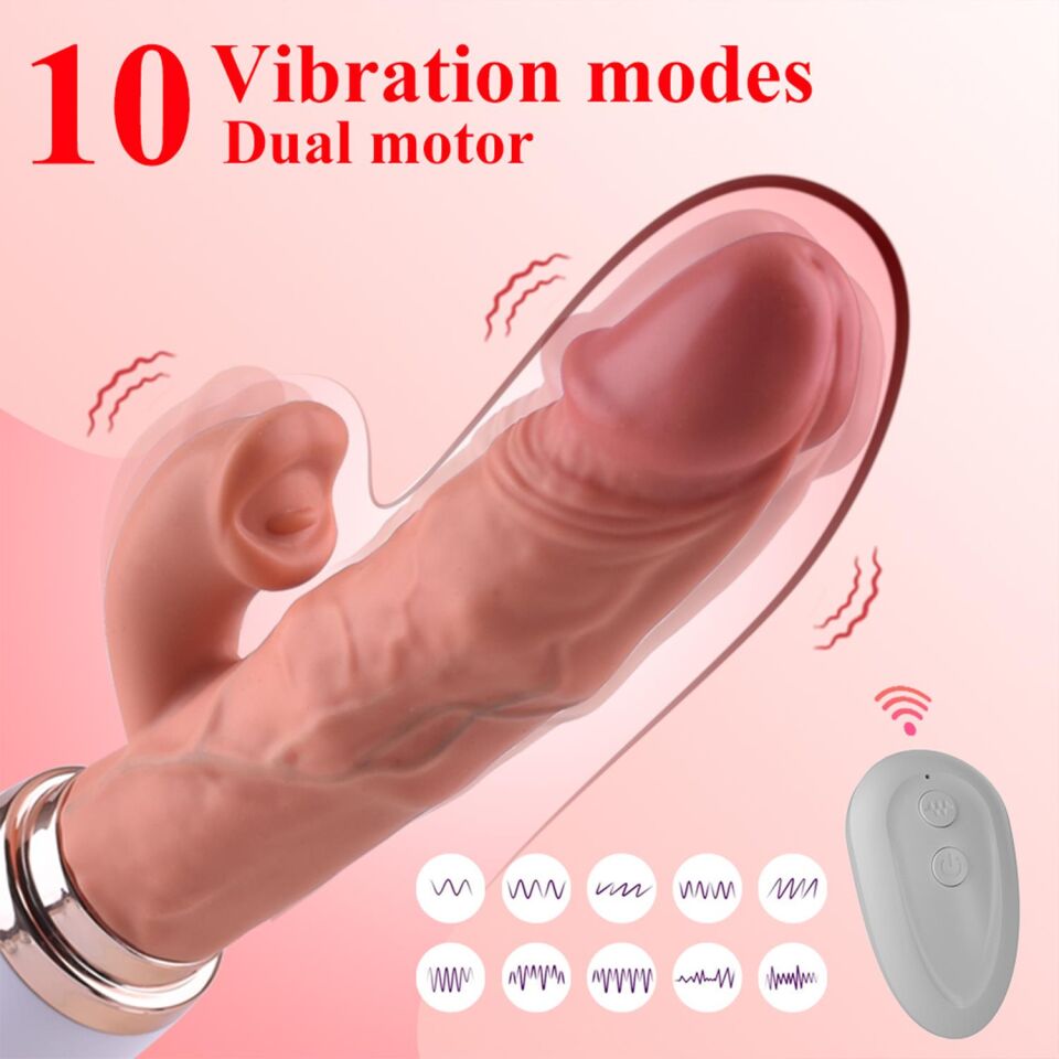 Pinkobsession10 Modlu Dual Motorlu Realistik Vibratör