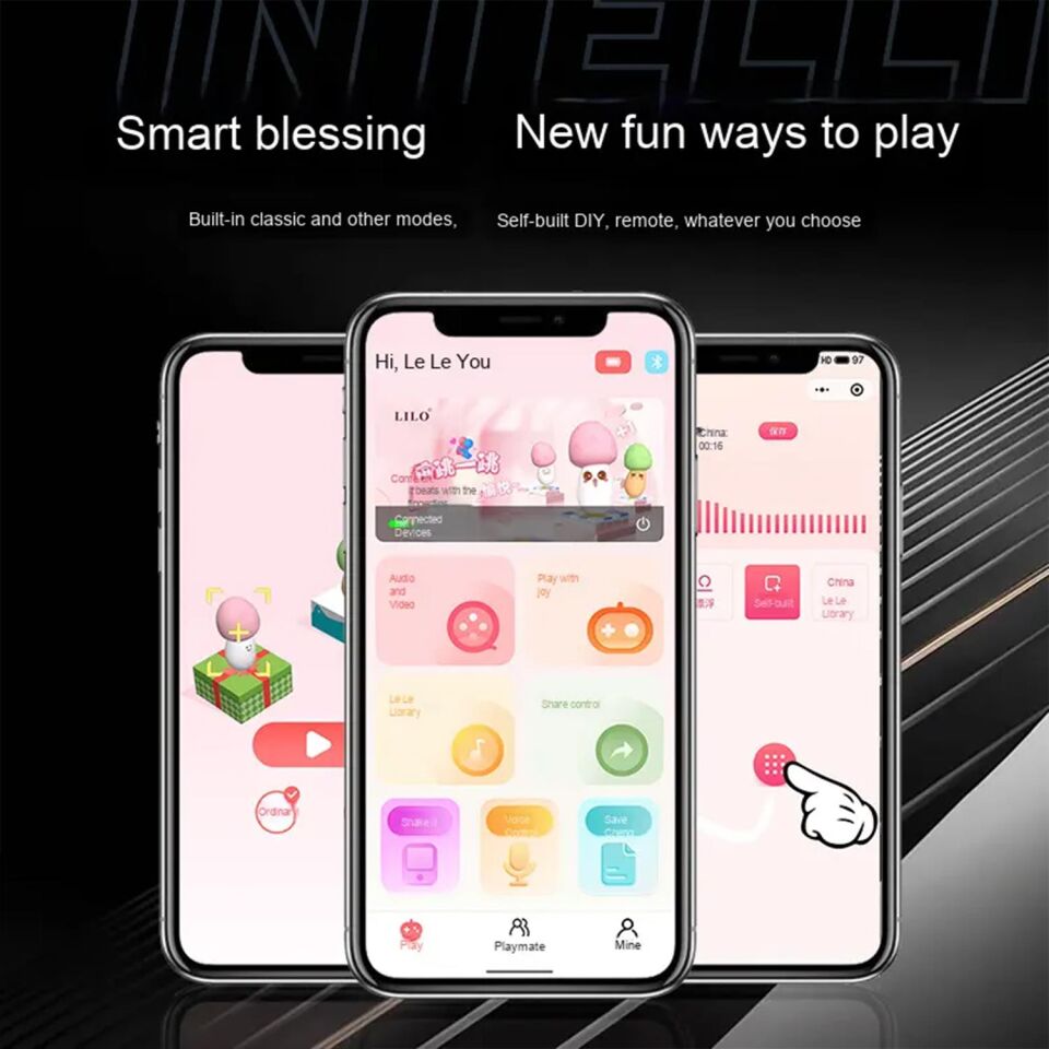 APP Kontrollü Vibratör Prostat Masaj Cihazı