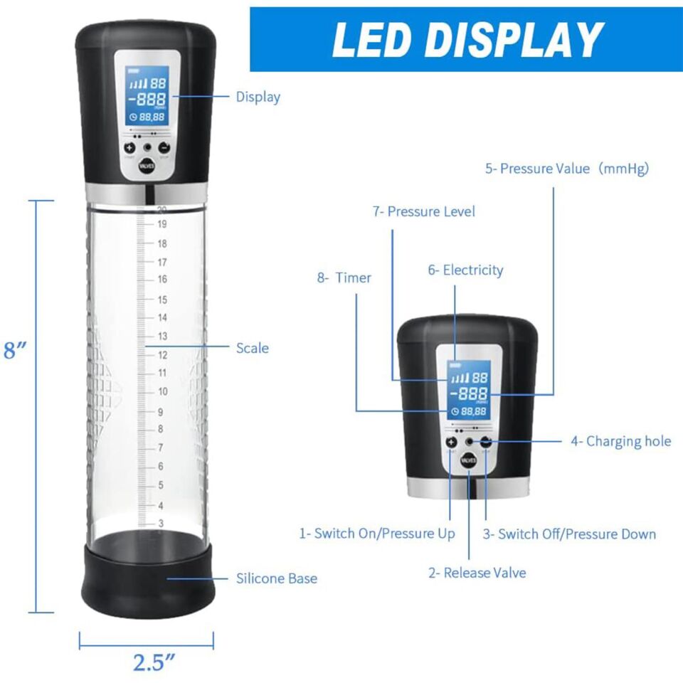 Passion Pump Pro Otomatik Vakum Penis Pompası