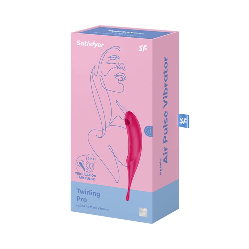 Satisfyer Twirling Pro Klitoral Vibratör Kırmızı